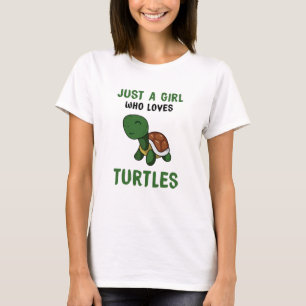 T-shirt Tortues Mer Tortue Amour mignonne Vie marine anima