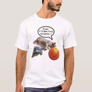 T-SHIRT TORTURE DE CHAT ET BASKETBALL