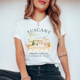 T-shirt Toscane Florence Italie - Cypress Trees