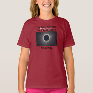 T-shirt total de l'éclipse solaire des enfants