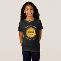T-shirt total d'éclipse solaire