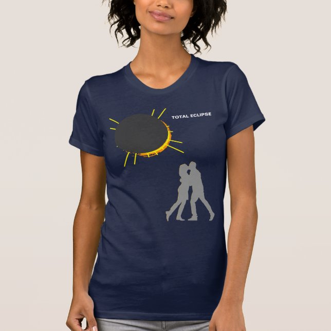 T-shirt Total Eclipse drôle personnalisable (Devant)