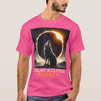 T-shirt Total Éclipse Solaire 8 avril 2024 Amérique Wilder