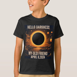 T-shirt Total Éclipse Solaire Bonjour Ténèbres Mon Vieux A