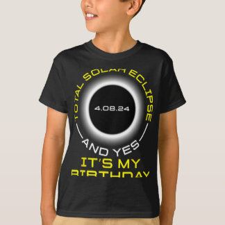 T-shirt Total Éclipse Solaire Et Oui C#39 ; s Mon Annivers
