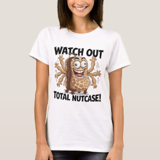 T-shirt Total Nutcase – La valise de noix de singe dessin