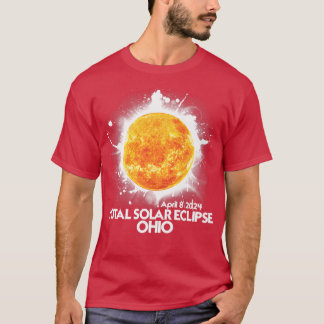 T-shirt Total OHIO 2024 Total Éclipse Solaire