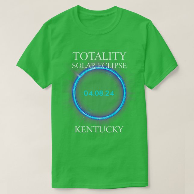 T-shirt Total Solaire Eclipse 2024 Kentucky 040824 Astrono (Design devant)