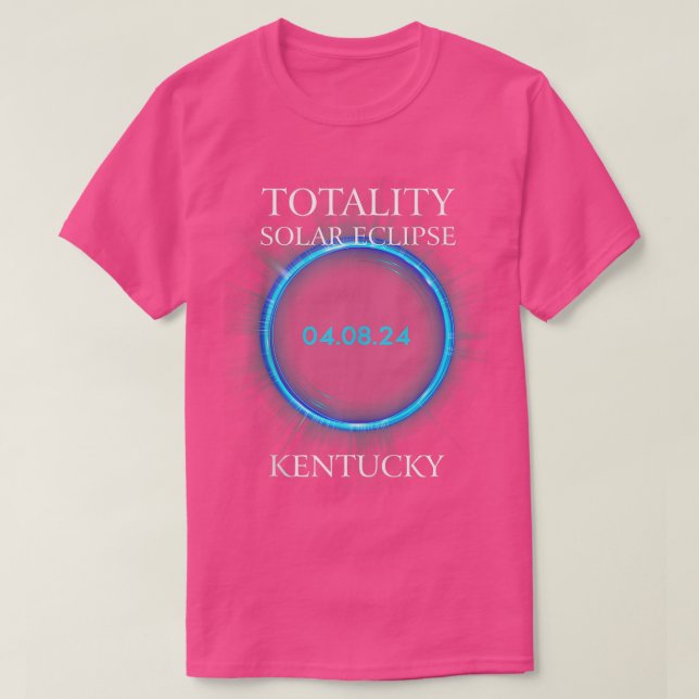 T-shirt Total Solaire Eclipse 2024 Kentucky 040824 Astrono (Design devant)
