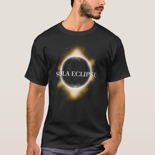 T-shirt Total Solaire Eclipse 8 avril 2024 (Devant)