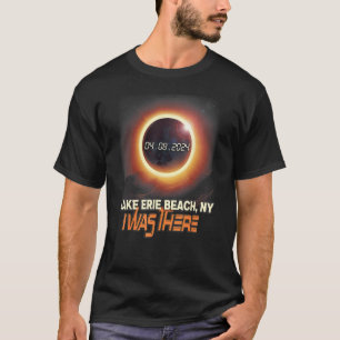 T-shirt Total Solaire Eclipse Lake Erie Beach New York NY