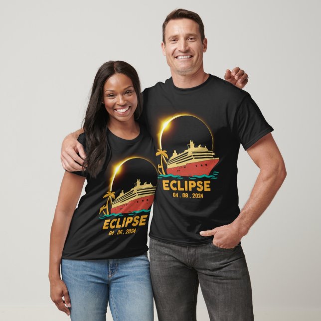 T-shirt Total Solar Eclipse 2024 Cruise Ship (Unisexe)
