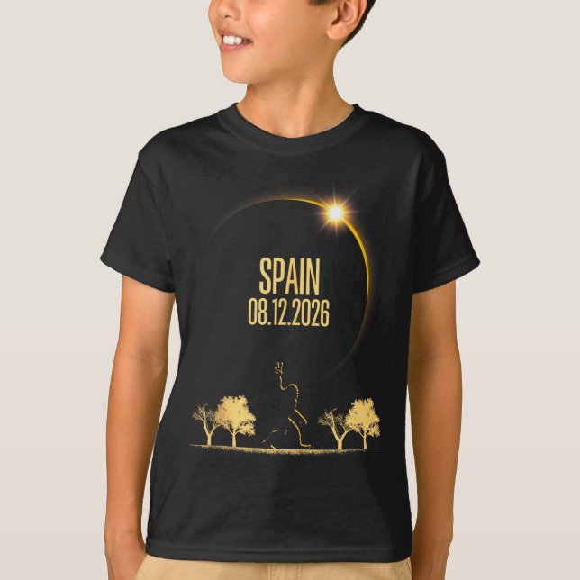 T-shirt Total Solar Eclipse Bigfoot 08 (Devant)