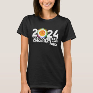 T-shirt Total Solar Eclipse Cincinnati OHIO April 8 2024 T
