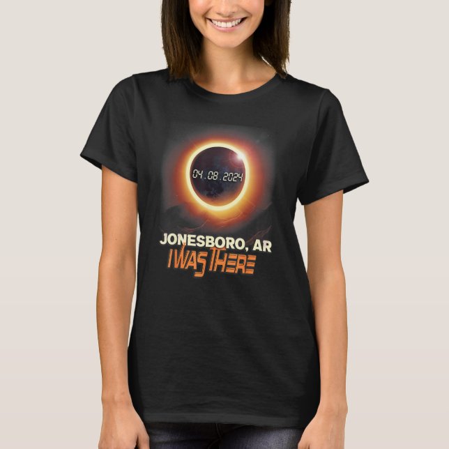 T-shirt Total Solar Eclipse Jonesboro Arkansas AR (Devant)