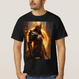 T-shirt Total Solar Eclipse Warrior en armure 2024 Hommes