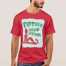 Total Tête de traîneau drôle Logo de vacances Slog