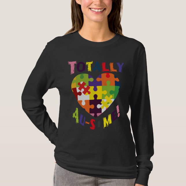 T-shirt Totalement Au Au ! Soutenez l'amour Acceptez l'aut (Devant)