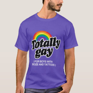 T-SHIRT TOTALEMENT GAI POUR LES GARÇONS AVEC DES TATOUAGES