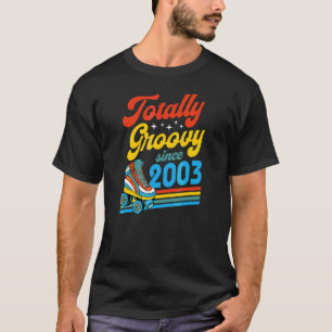 T-shirt Totalement Super depuis 2003 Retro Roller Skate Bi