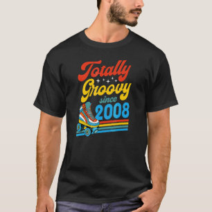 T-shirt Totalement Super depuis 2008 Retro Roller Skate Bi