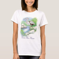 T-shirt Totem Great Blue Heron