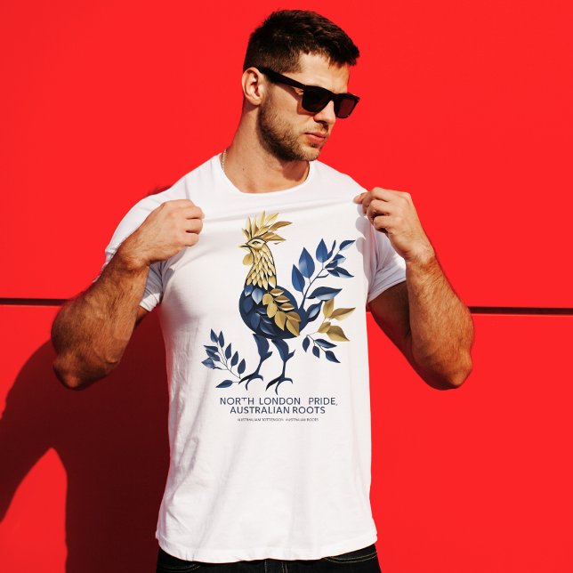 T-shirt Tottenham Hotspur | Cockerel & Lily Flower Design (Créateur téléchargé)