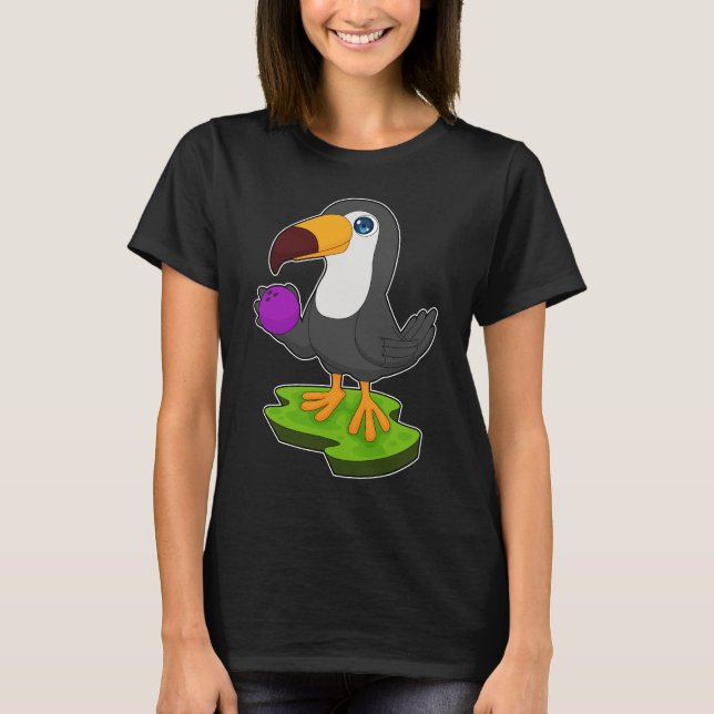 T-shirt Toucan Bowling ballon Sports (Devant)