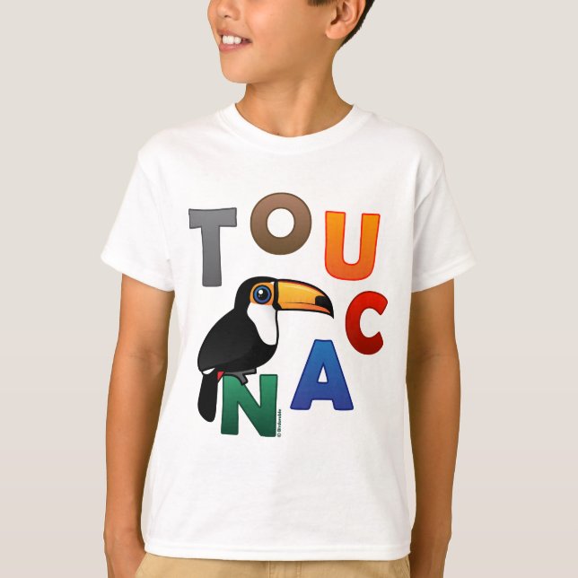 T-shirt Toucan coloré (Devant)