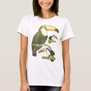 T-shirt Toucan en verre souillé
