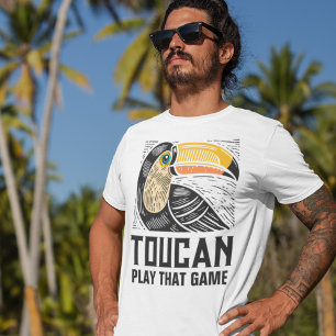 T-shirt Toucan Jouer à Game Beach Party Mexique