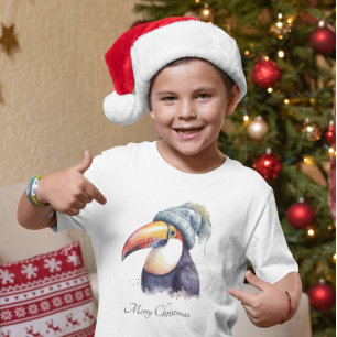 T-shirt Toucan Winter Vibes, personnalisation