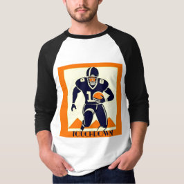 T-shirt Touchdown American Football Art Déco Graphisme