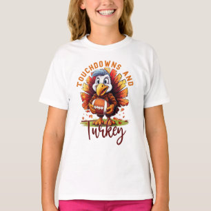 T-shirt Touchdown et Turquie Thanksgiving