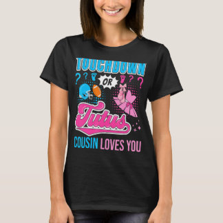 T-shirt Touchdown ou Tutus Cousin vous aime nouveau bébé G