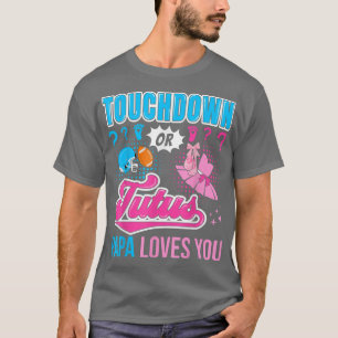 T-shirt Touchdown ou Tutus Papa vous aime Nouveau bébé Gen