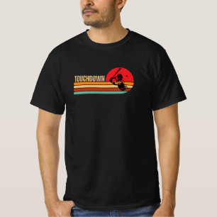 T-shirt Touchdown Shirt Avec Le Lecteur De Baseball