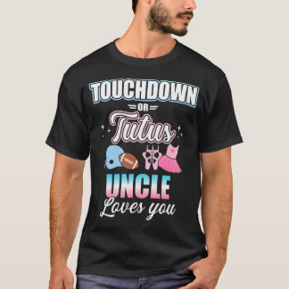 T-shirt Touchdowts De Révélation De Sexe Ou Correspondance