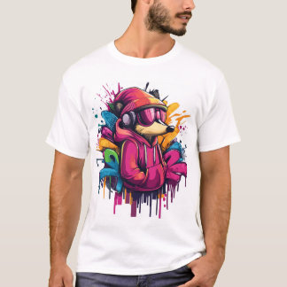 T-shirt Touche graphique de souris intelligente