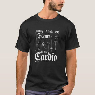 T-shirt Toucher Des Amis Avec De La Mousse Est Mon Larper 