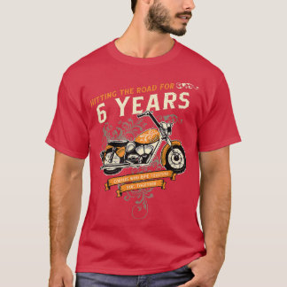 T-shirt Toucher la route pour 6 ans Vélo 6e Mariage Ann