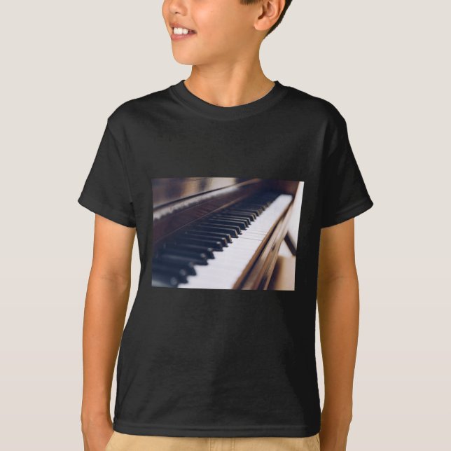 T-shirt Touches de piano (Devant)