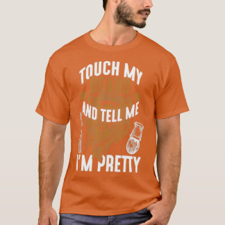 T-shirt Touchez ma barbe Joli barbier 1