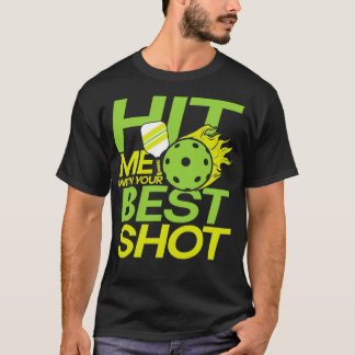 T-shirt Touchez-moi avec votre meilleur plan pour un joueu