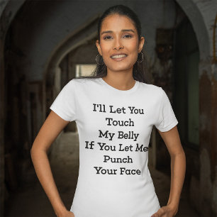 T-shirt Touchez mon ventre
