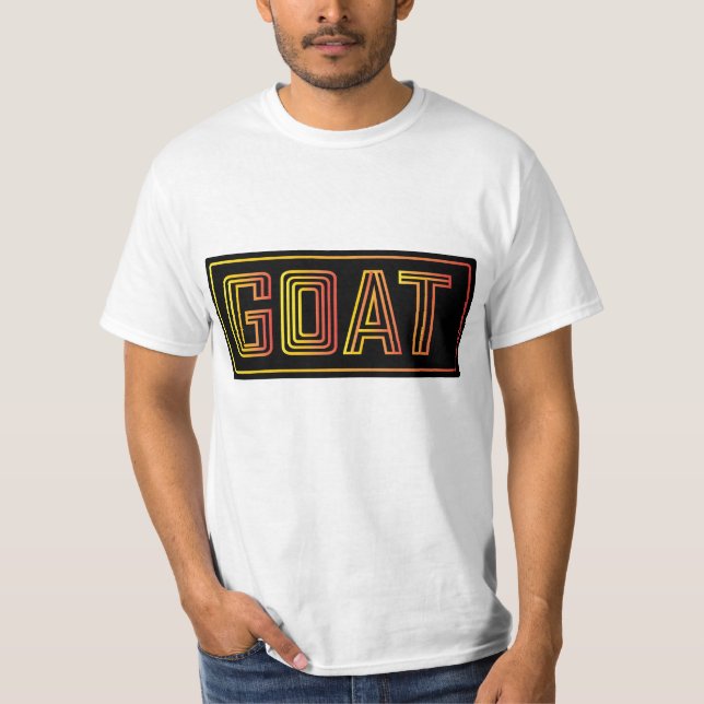 T-shirt Toujours ce G.O.A.T (Devant)