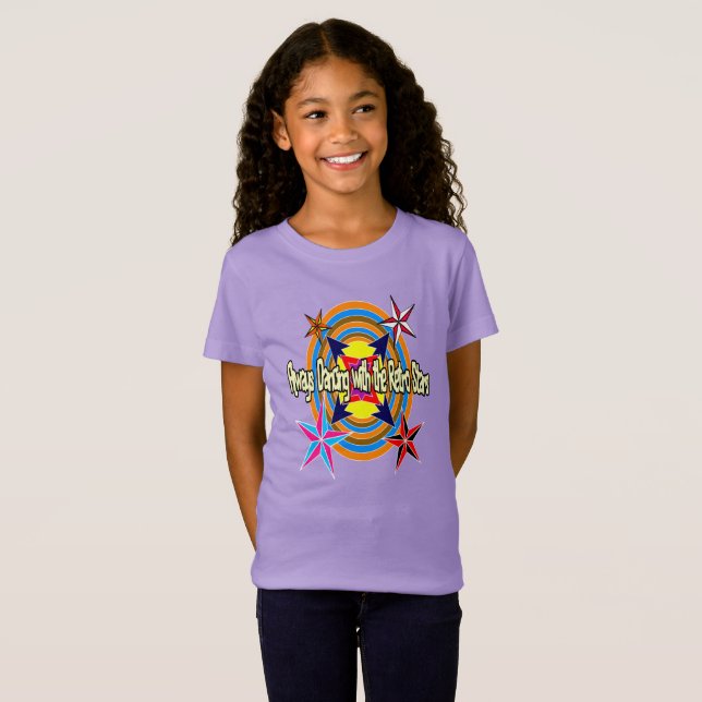 T-Shirt Toujours danser avec les stars rétro (Devant entier)