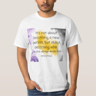T-shirt Toujours désirer être - Couleurs de fierté non bin