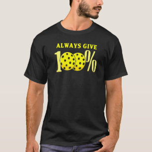 T-shirt Toujours donner 100 joueurs de basket-ball Hommes
