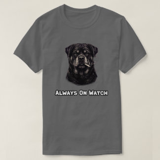 T-shirt Toujours en veille Gardien vigilant Amoureux des c